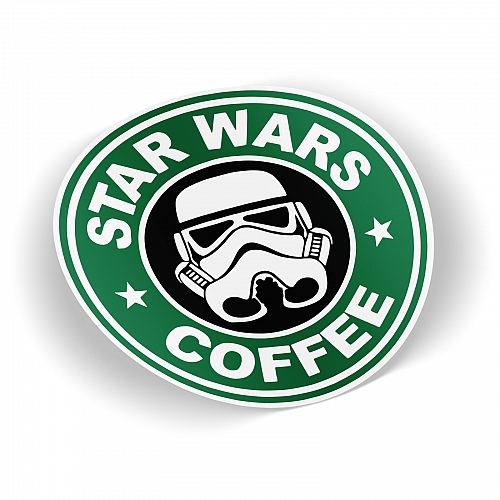 Стикер Star Wars Coffee