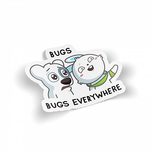 Стикер Баги везде