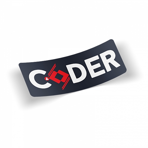Стикер Coder
