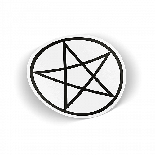 Стикер Pentagram black