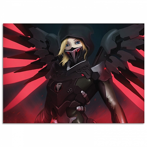 Постер Overwatch: Blackwatch Mercy Skin
