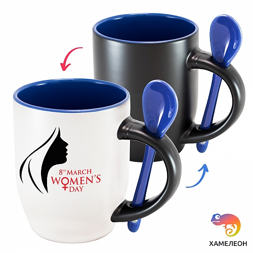 Кружка хамелеон 8th March - Women's Day