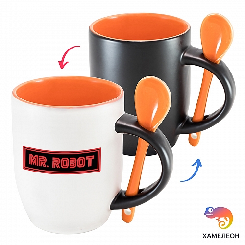 Кружка хамелеон Mr. Robot