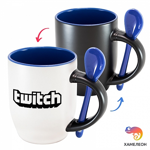 Кружка хамелеон Twitch
