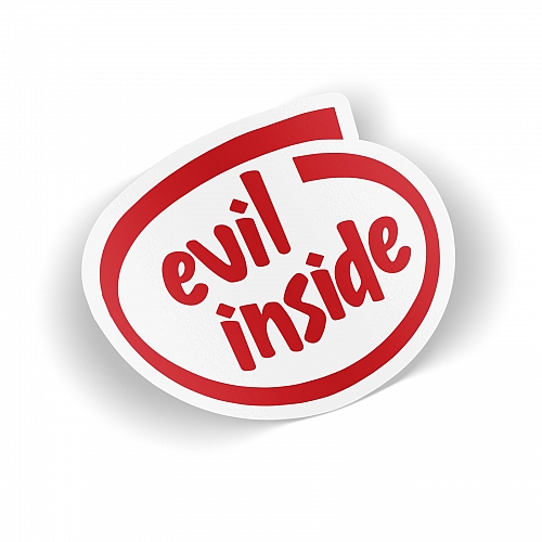 Стикер Evil Inside