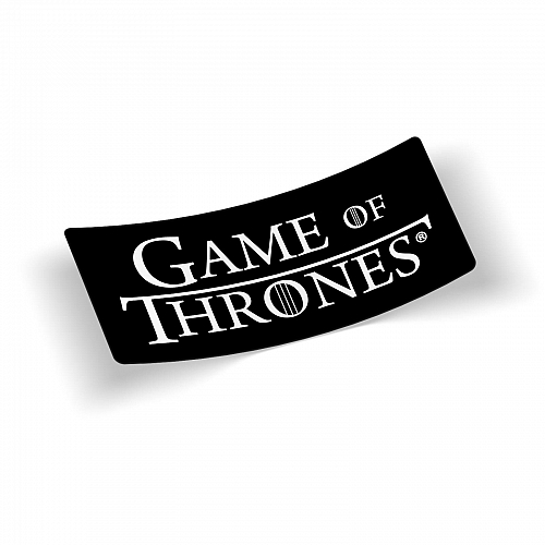 Стикер Game of Thrones (black)