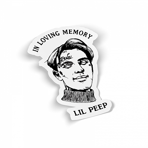 Стикер Lil Peep - In Loving Memory