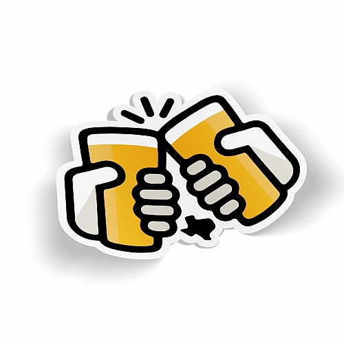 Стикер Пивные кружки