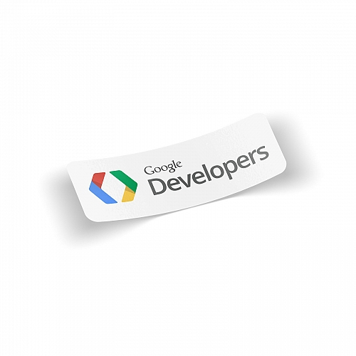 Стикер Google Developers