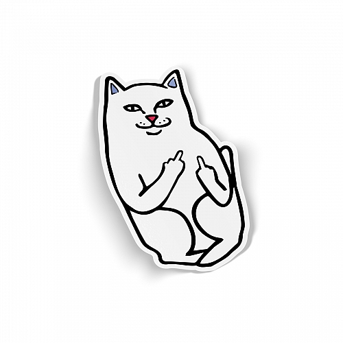 Стикер Кот показывающий лапки