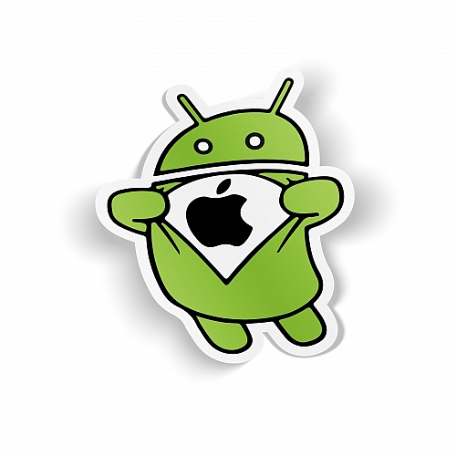 Стикер Android like Apple