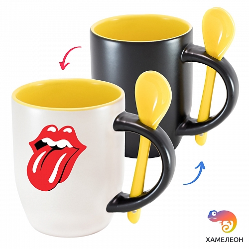 Кружка хамелеон Rolling Stones