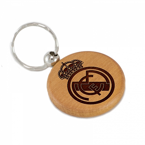 Брелок Real Madrid из дерева