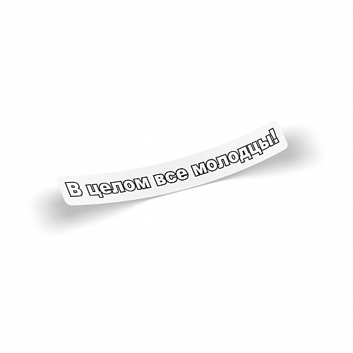 Стикер В целом