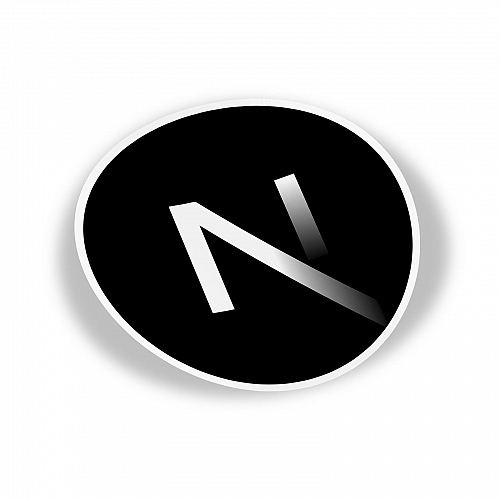 Стикер Nextjs new