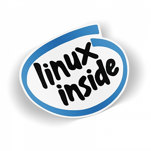 Стикер Linux Inside