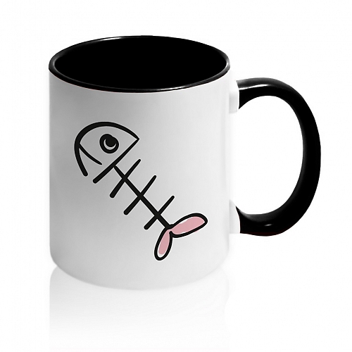 Кружка косточки рыбки