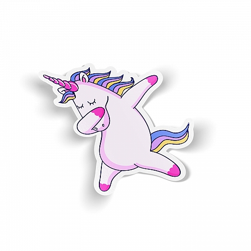 Стикер Unicorn dabbing