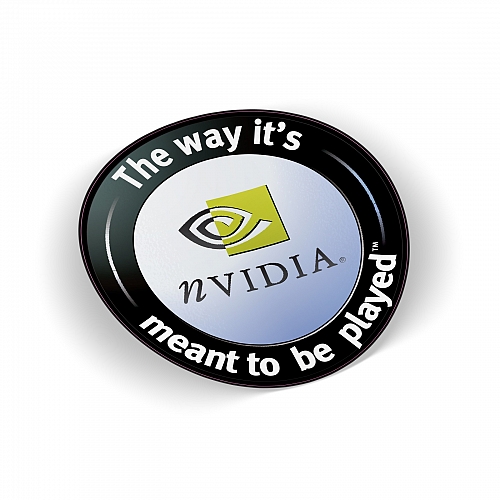 Стикер nVIDIA the way it's meant to be played
