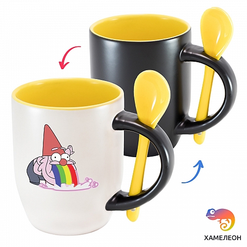 Кружка хамелеон Little Gnome (Gravity Falls)