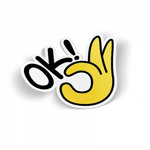 Стикер OK!