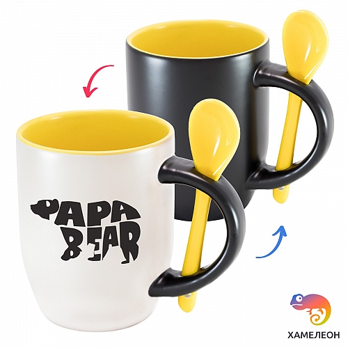 Кружка хамелеон Papa Bear