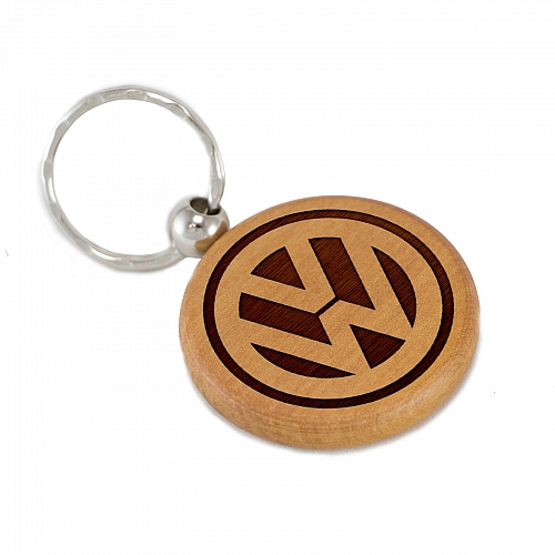Брелок Volkswagen из дерева