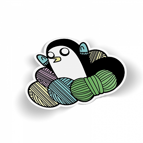 Стикер Adventure Time: Yarn Gunter