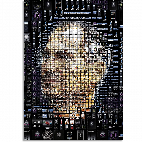 Постер Стив Джобс мозайка