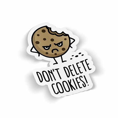 Стикер Don't Delete Cookies
