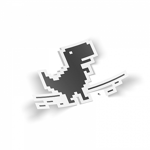 Стикер T-Rex error