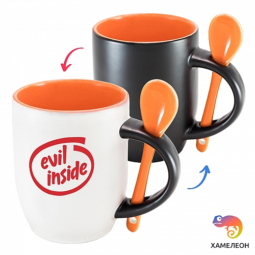 Кружка хамелеон Evil Inside