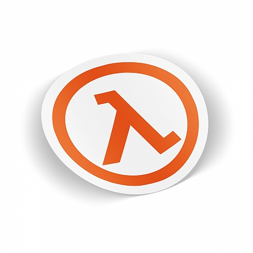 Стикер Half-Life Logo