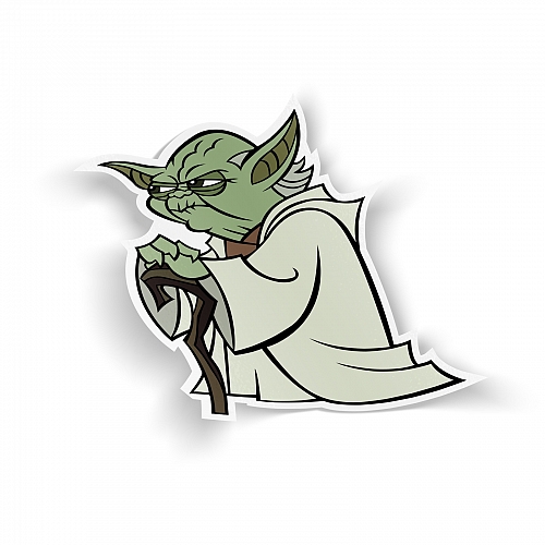 Стикер Йода: Звездные войны
