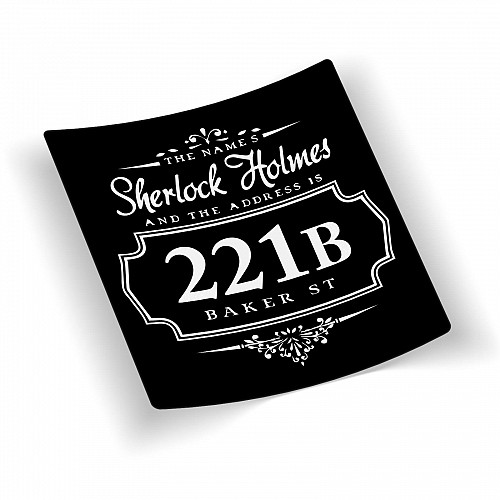 Стикер Sherlock Holmes 221b Baker St