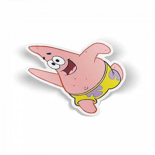 Стикер веселый Патрик