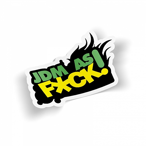 Стикер JDM AS F*ck