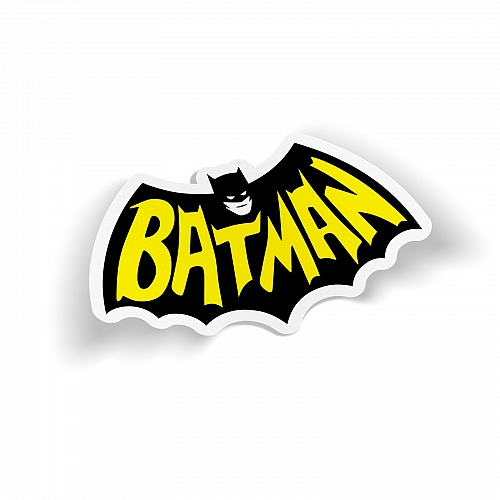 Стикер Batman Retro logo