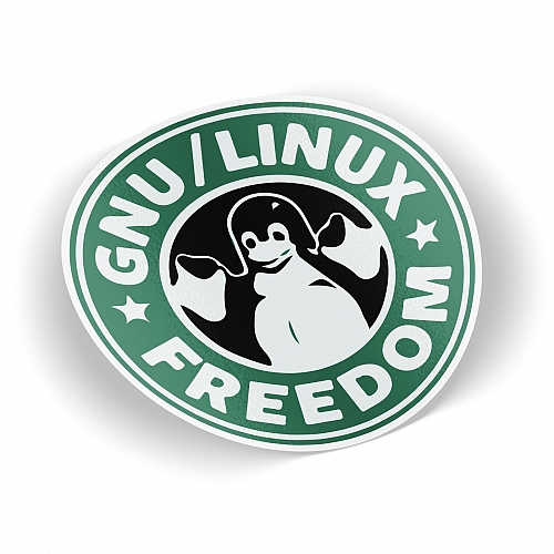 Стикер GNU Linux Freedom