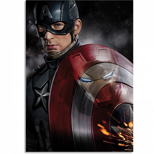 Постер Капитан Америка (большой)