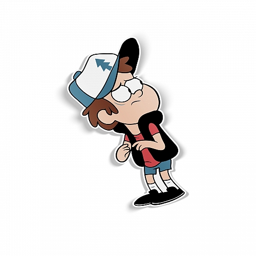 Стикер Dipper подозрительный взгляд