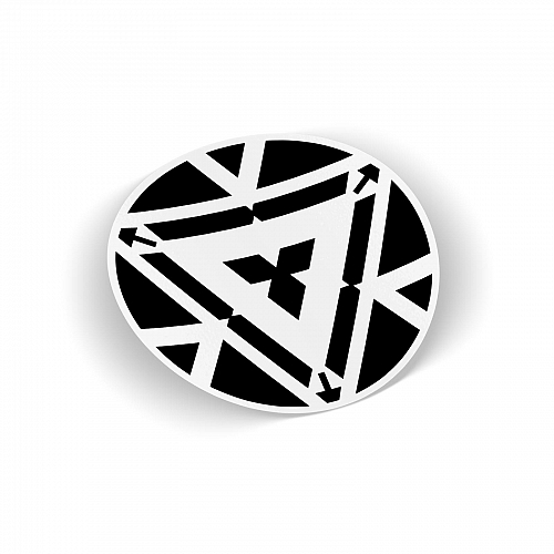 Стикер Iron man reactor black