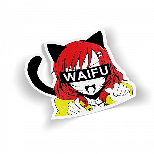 Стикер Neko Girl Waifu - Anime
