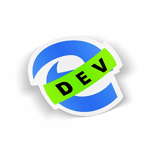 Стикер Edge dev