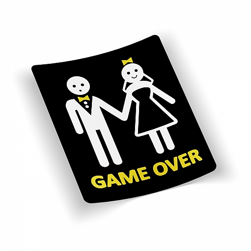 Стикер Game Over - Wedding