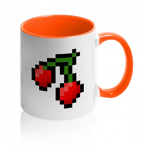 Кружка Пакман вишенка