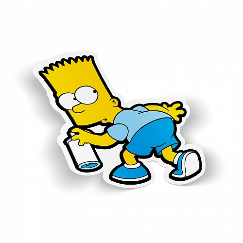 Стикер Барт Симпсон