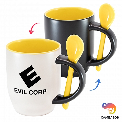 Кружка хамелеон Evil Corp