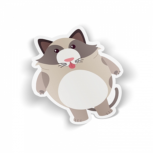 Стикер кот (животные)