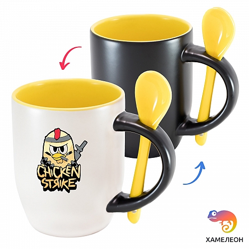 Кружка хамелеон CS:GO - Chicken Strike